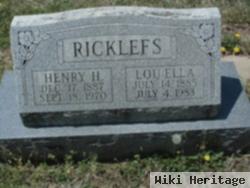 Lou Ella Rhodes Ricklefs