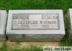 E. Gertrude Warman