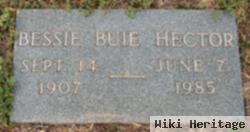 Mary Elizabeth "bessie" Buie Hector