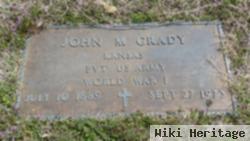 John M Grady