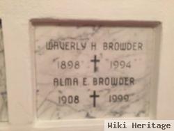 Waverly H Browder