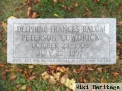 Delphine Frances Balum Peterson