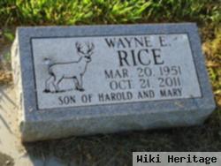 Wayne Edward Rice