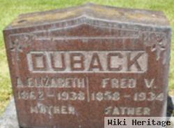 Frederick Vincent Duback