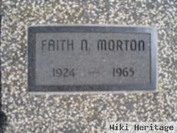 Faith N Morton