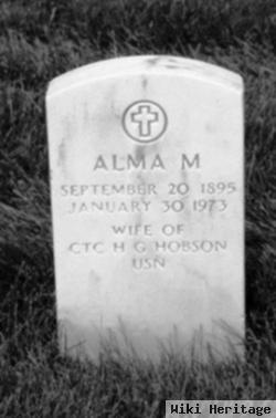 Alma M Hobson