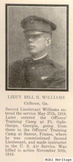 Lieut Bill Nay Williams