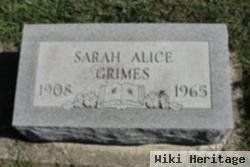 Sarah Alice Brewer Grimes