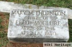 Mary M Thornton Mcclure