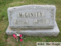 Blaine Edward "joe" Mcginity