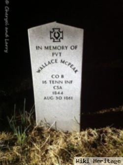 Pvt Wallace Mcpeak