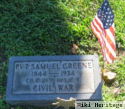 Pvt Samuel Greene