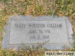 Mary Winston Gilliam