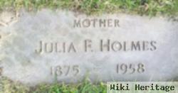 Julia F Holmes