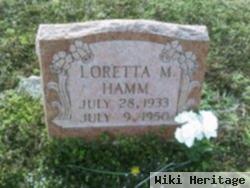 Loretta M Hamm