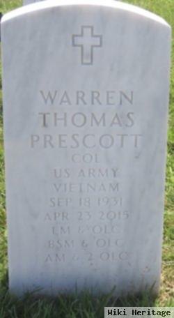 Col Warren Thomas Prescott