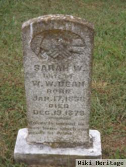 Sarah W. Springer Dean