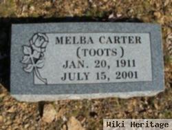 Melba Jewel "toots" Pelts Carter