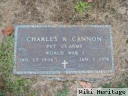 Charles R Cannon