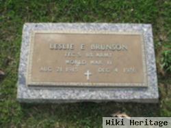 Leslie Eugene Brunson