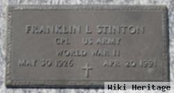 Franklin L "buck" Stinton