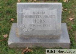 Henrietta Pruitt Horn