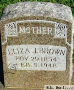 Eliza "jane" Oden Brown