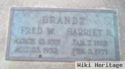 Harriet R Brandt