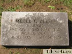 Merle C Allen