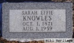 Sarah Effie Knowles