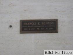 Frances E. Benton