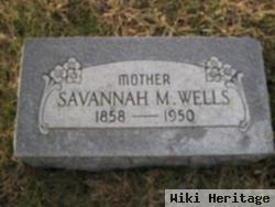 Savannah M. "vannie" Canter Wells