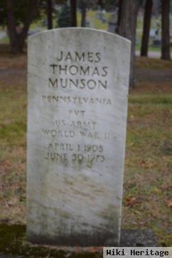 Pvt James Thomas Munson