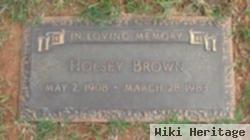 Holsey Brown