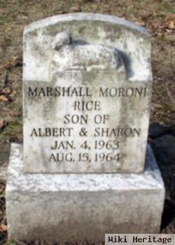 Marshall Moroni Rice