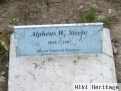 Alpheus W Steele