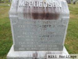 Elizabeth Temple "bettie" Poynor Mcpherson