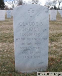 Claude Bryan Snider