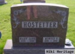 Mintle E Hostetler