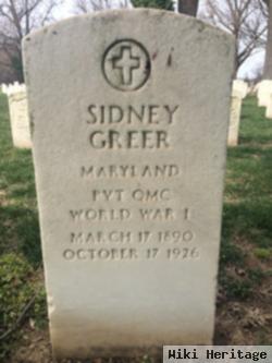 Private Sidney Greer