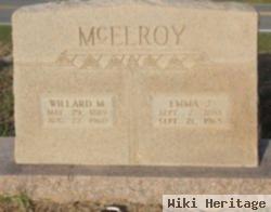 Willard M Mcelroy