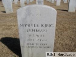 Myrtle King Lehman