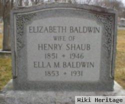 Elizabeth Baldwin Shaub