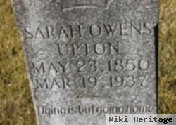 Sarah A. Owens Upton