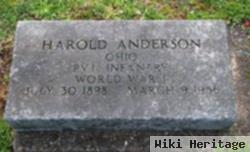 Harold Reese "dude" Anderson