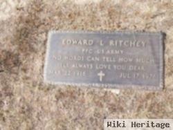 Pfc Edward L Ritchey