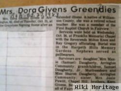 Dora E Givens Green