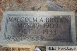 Malcolm A Brown