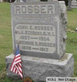 John E Rosser