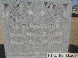 Henry B Matlock